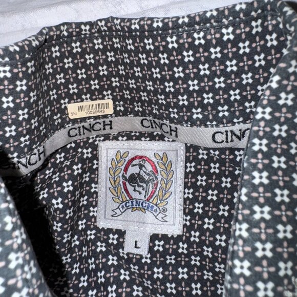 Cinch Tony Muzi Western Boots Bits & Spurs Kata Fay Rodeo Button Up Shirt - L - Picture 7 of 11